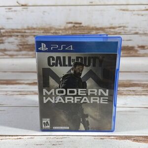 Used Call of Duty Modern Warfare PS4 Sony PlayStation 4 Game Case No Manual